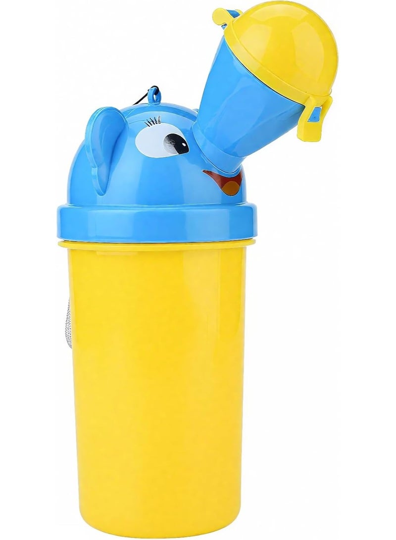 jaexest Portable Baby & Toddler Urinal for Boys, Leak-Proof Hygienic Travel Potty for Camping, Car Trips & Outdoor Activities, 500ML Capacity Reusable Pee Trainer for Potty Training - Image 1