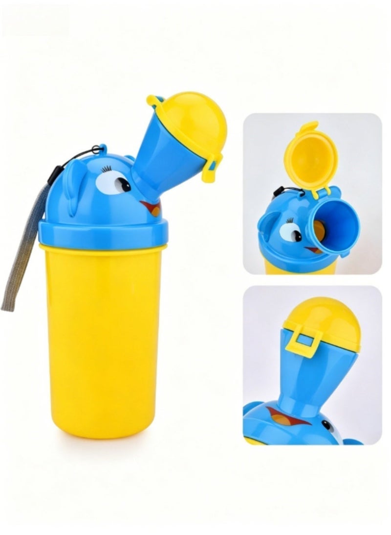 jaexest Portable Baby & Toddler Urinal for Boys, Leak-Proof Hygienic Travel Potty for Camping, Car Trips & Outdoor Activities, 500ML Capacity Reusable Pee Trainer for Potty Training - Image 1