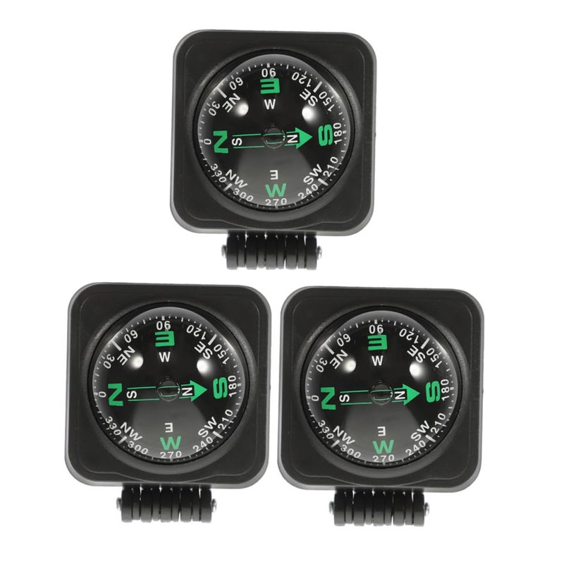 Adjustable Car Dashboard Compass Ball 3 Pack for Auto Boat Motorcycle Outdoor Navigation - Image 2