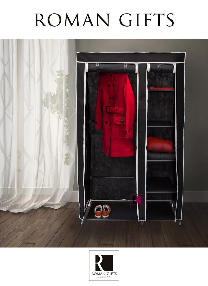 Roman Gifts DIY Closet Organizer Portable Wardrobe with Non-Woven Fabric 