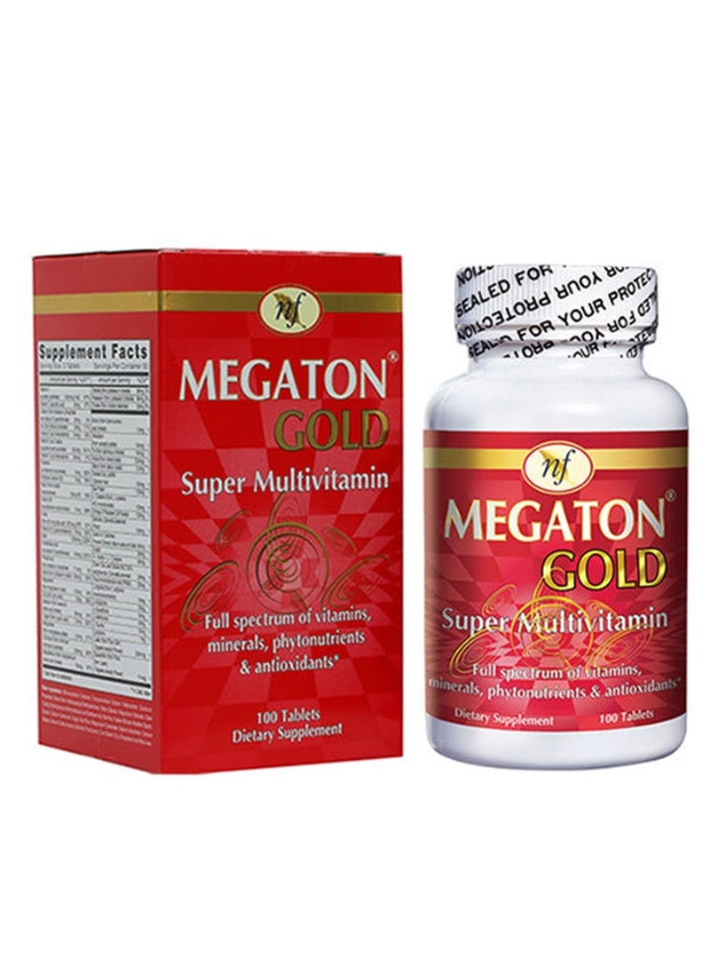Natural Fervor - Megaton Gold Super Multivitamin 100 Tablets - Image 1