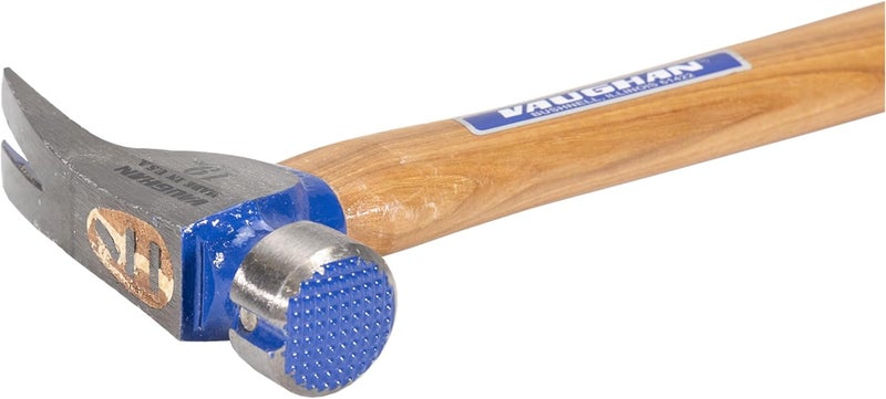 Vaughan CF2-HC California Framer Hammer, 19 oz Milled, Nail Starter, Made In The USA, VN11604 - Image 2