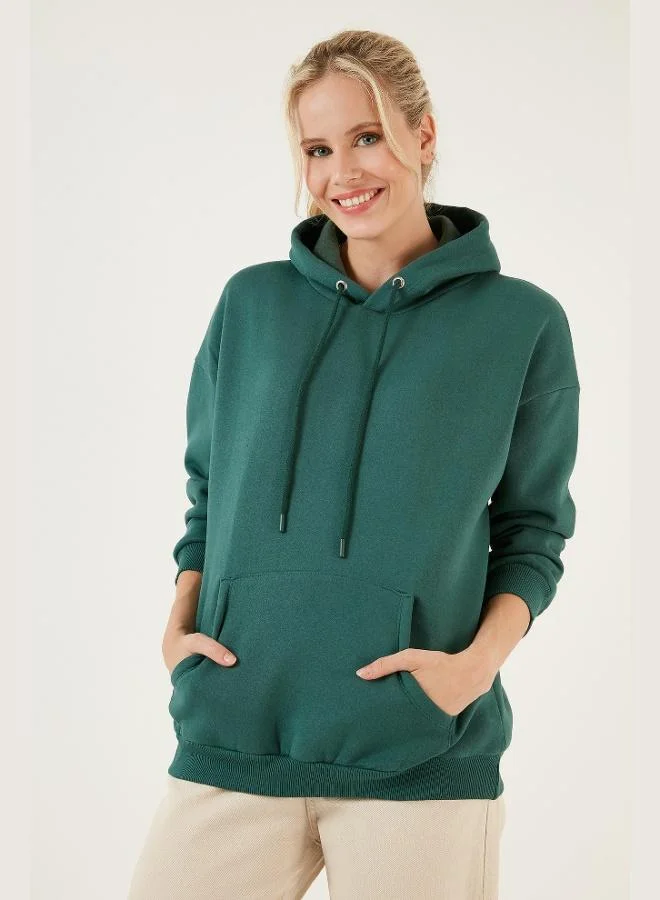 Lela Lela Regular Fit Cotton Hooded Collar Raised Winter 2-Pack Sweat Women's SWEAT 5863854S2