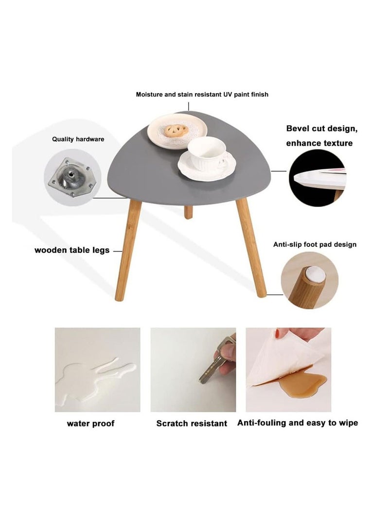 Cool Baby COOLBABY Living Room Coffee Table Sofa Side Table Simple Tea Table Triangular Tea Table for Indoor Balcony Bedroom - Image 5