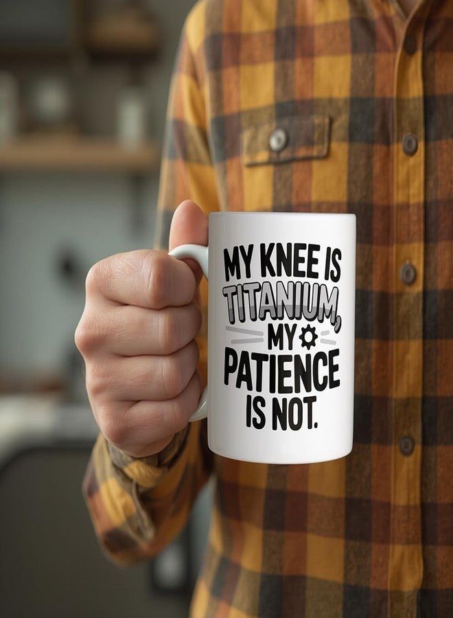Casitika Knee Surgery Recovery Gifts. 11oz Funny Get Well Soon Mug for Men or Women After Knee Replacement, Broken Leg, or Surgery – Thoughtful Recovery Cup. - Image 2