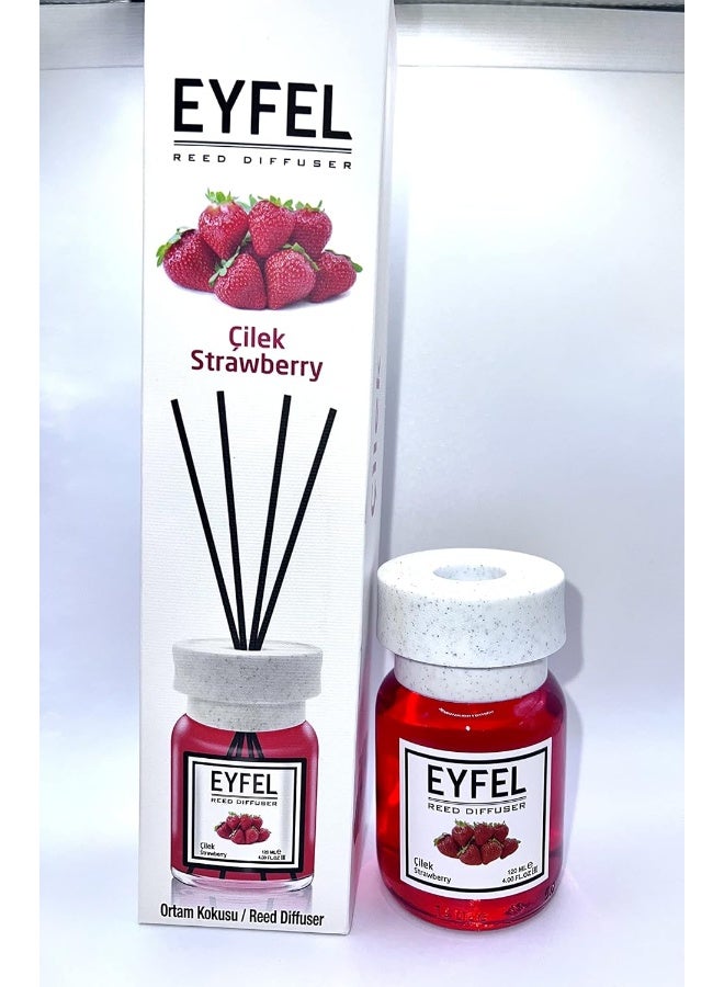EYFEL Reed Diffuser - Strawberry 120 ml - Image 1