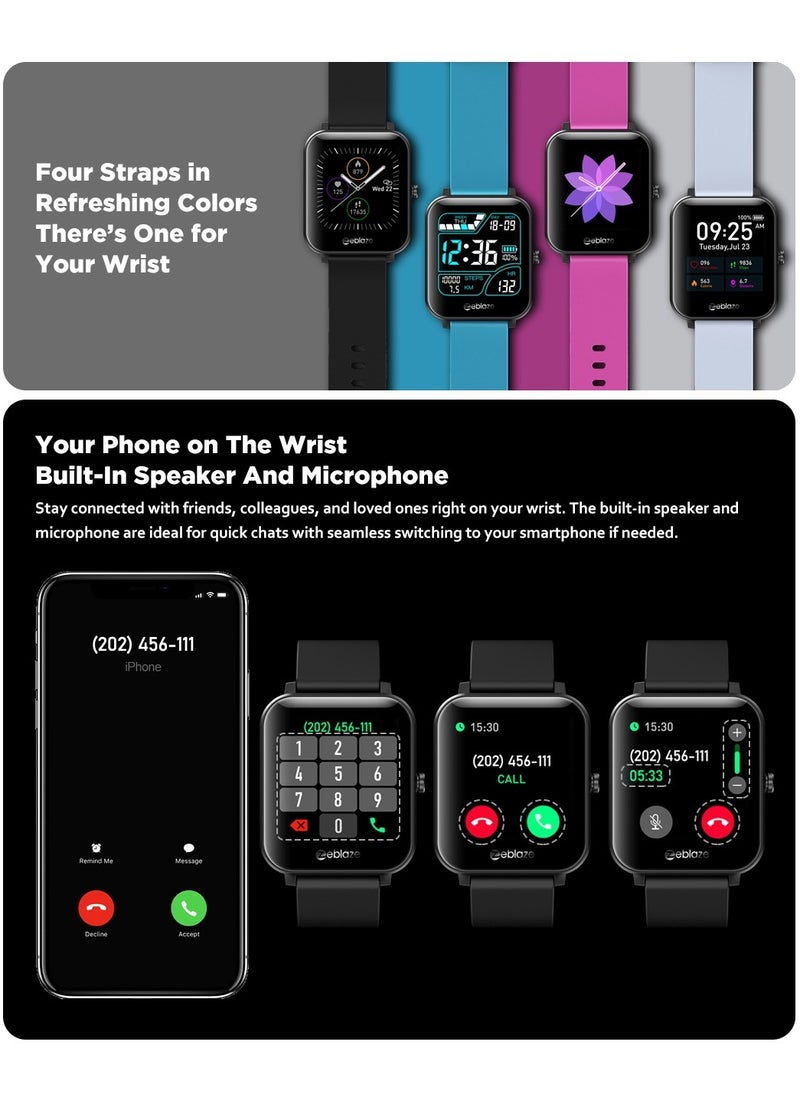Zeblaze - Zeblaze GTS Smart Watch 1.54 inch Touch Screen 7x24h Heart Rate Monitor IP67 Waterproof Smartwatch for Men Women - Image 1