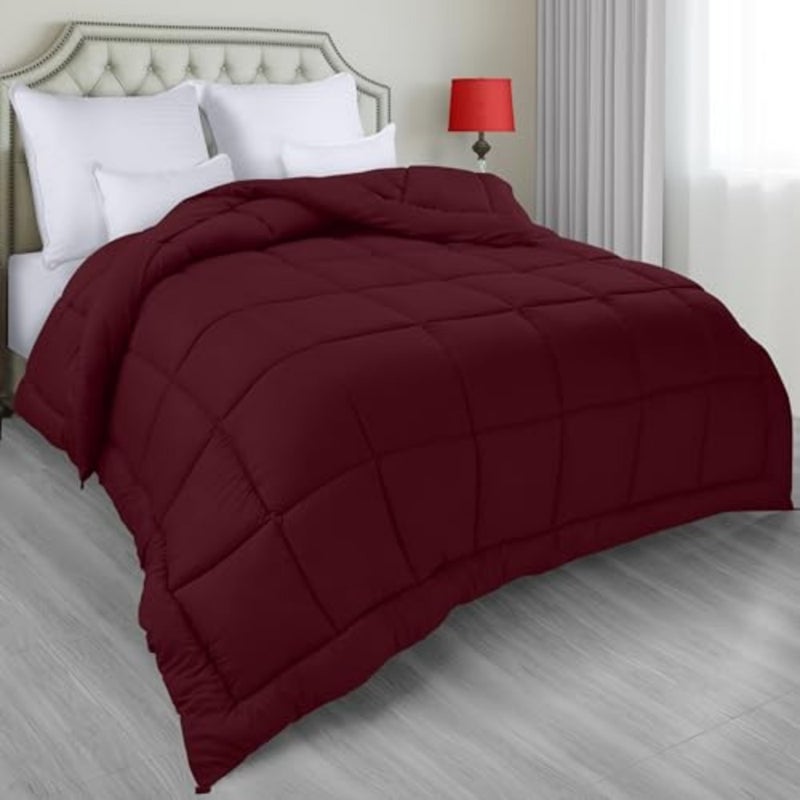 All Season Down Alternative Quilted/ Comforter - Duvet Insert with Corner Tabs - Machine Washable - Bed Comforter - Image 1