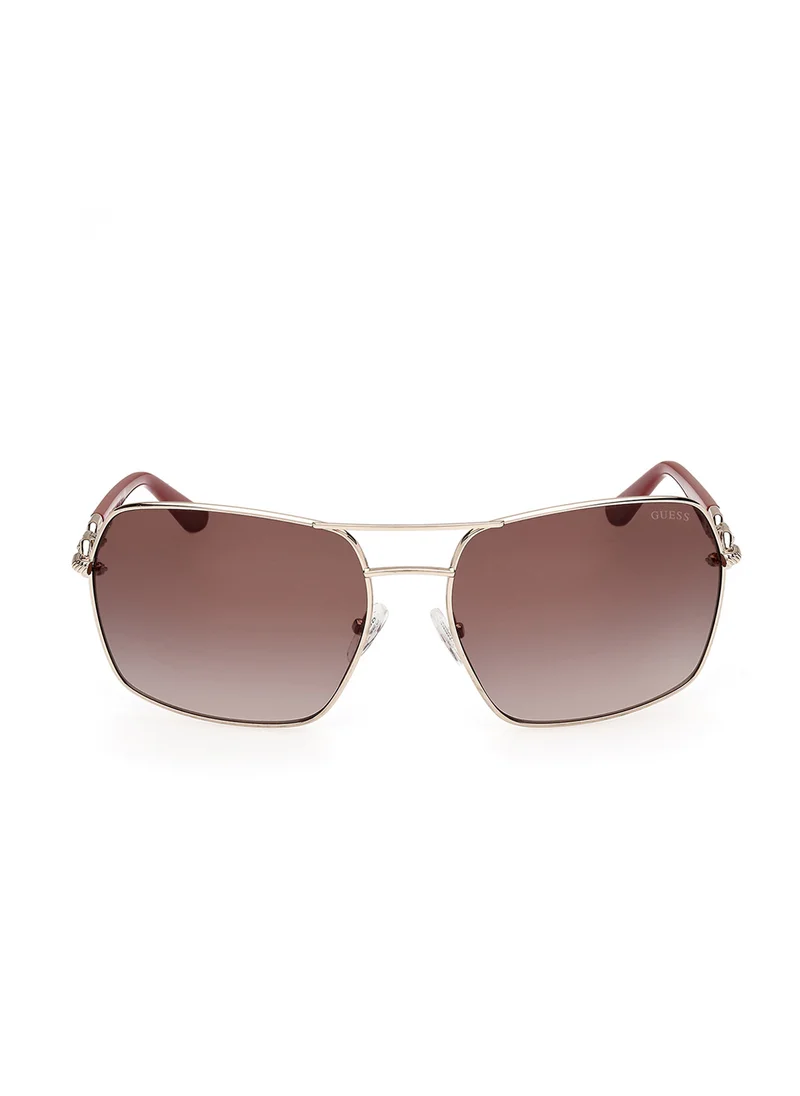 جس Metal Shaped Sunglasses