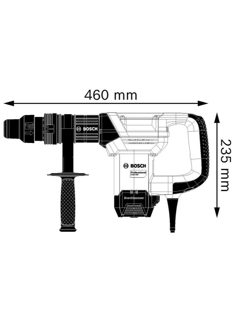 BOSCH - Bosch GSH 500 PROFESSIONAL DEMOLITION HAMMER 1100W WITH SDS MAX - Image 1