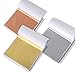 DECONICER 300pcs Imitaion Gold Leaf Sheets for Resin3 MultiColor Gold Foil Sheets GoldSilverRose Gold are Suitable for ArtCraftsResinPaintingFurnitureDecoration315335 inches - Image 2