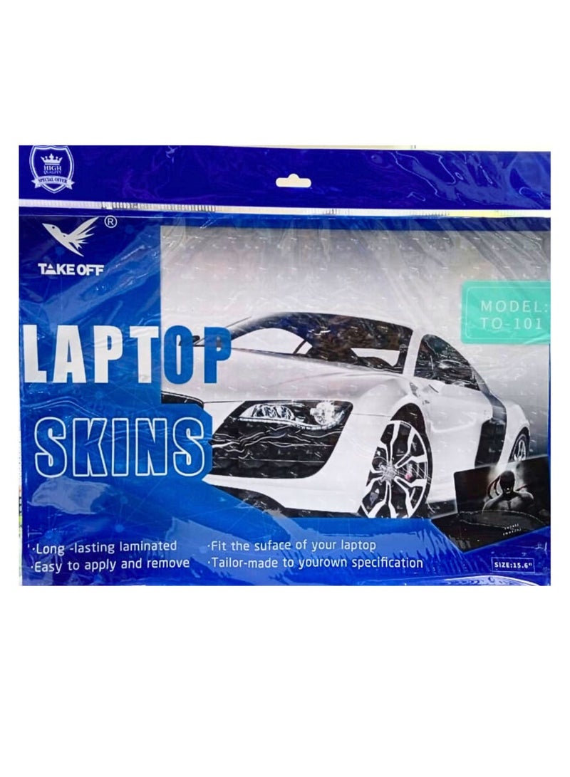 TAKEOFF Laptop Skin Protector Sticker  Size 15.6 - Image 1