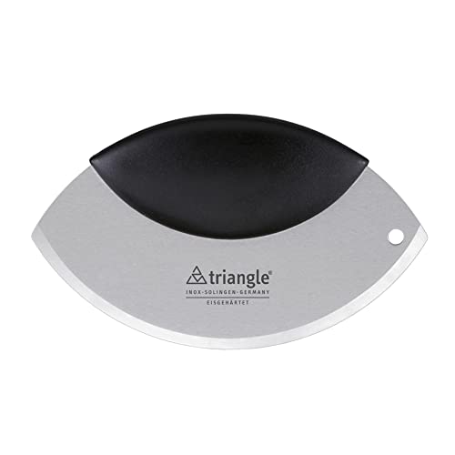 triangle One-Hand Mincing Knife - 6.75” Stainless Steel Curved Blade - Mezzaluna Knife & Pizza Cutter - Non-Slip Grip - Dishwasher Safe - Made in Germany - Image 5