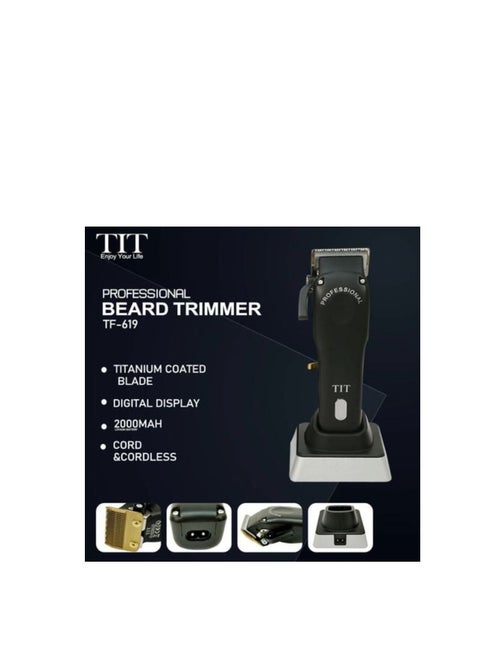 New TIT shaving machine, cordless use, latest version TF-619