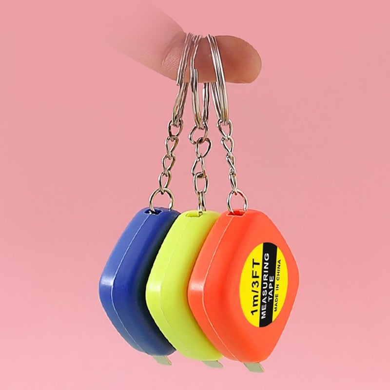 Portable Tape Measure 1m Long Small Size Pocket Size for Daily Measurements ABS Shell Auto Retractable Function Measurement Tool - Image 5