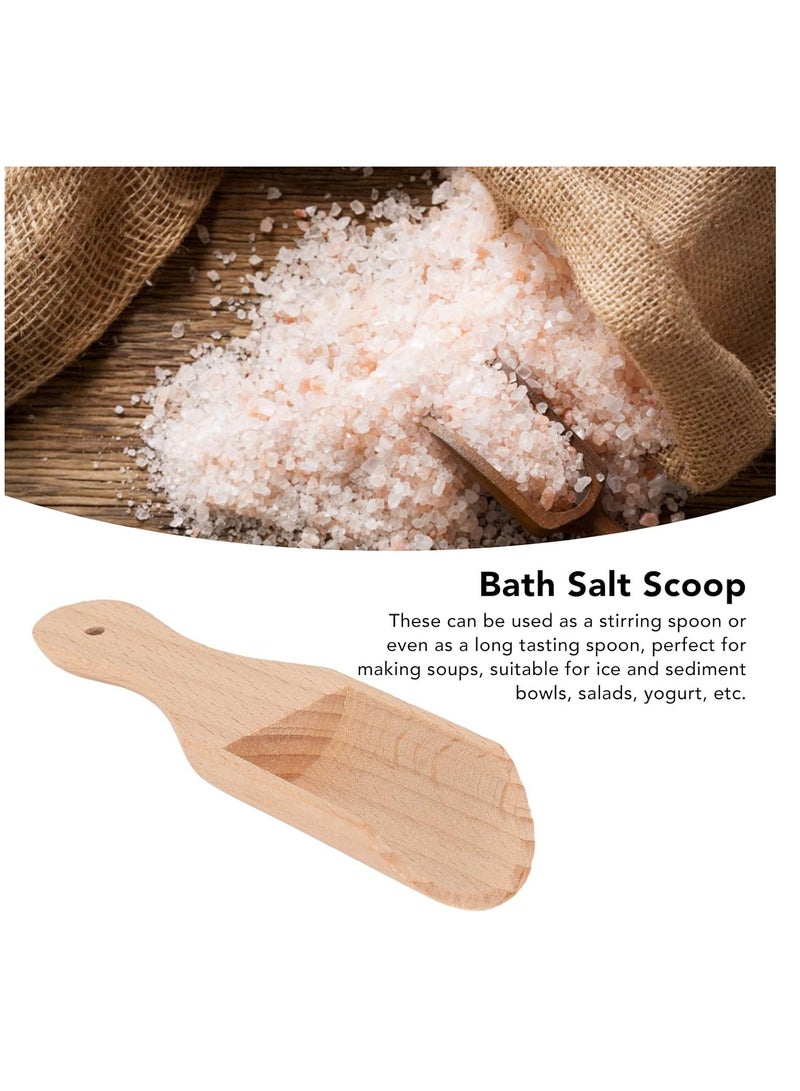 معالق خشب ميني للتتوابل/معالق جاروف للتتوابل والبهاراات/معالق خشب للبن والملح والسكر/معالق جاروف/معالق خشب مجوفه للتتوابل / 12  قطعه - Image 3