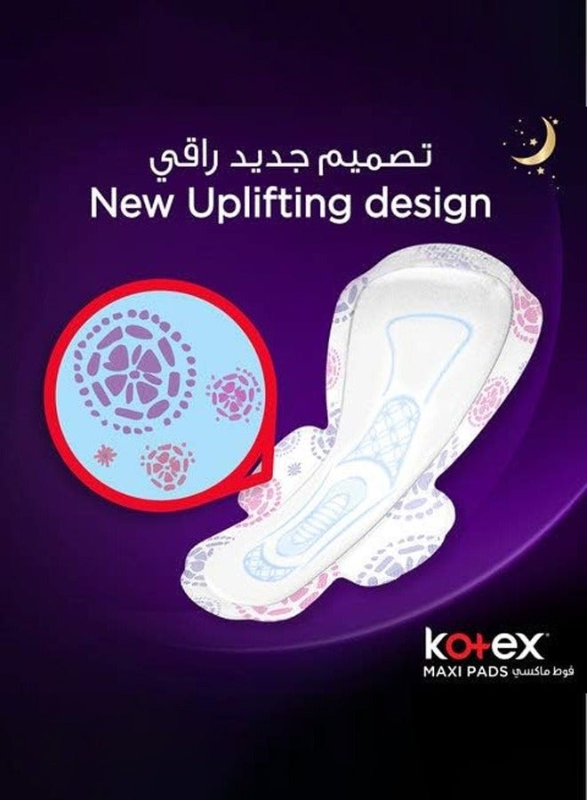 Kotex Anti-Leak Maxi Protect Pads with Wings Night 2x48 Pads - Image 5