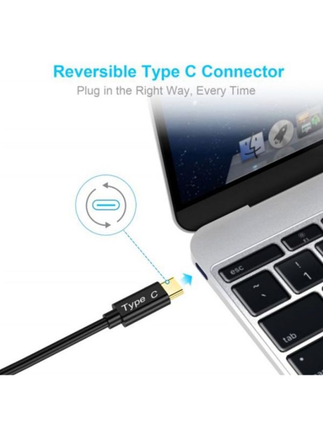 تشوتيك محول USB من النوع C إلى HDMI أسود - Image 2