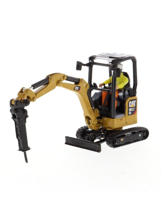 Diecast Masters Diecast Masters 1:50 Scale Caterpillar 301.7 CR Mini Hydraulic Excavator | High Line Series Cat Trucks & Construction Equipment Model 85597  - Image 2