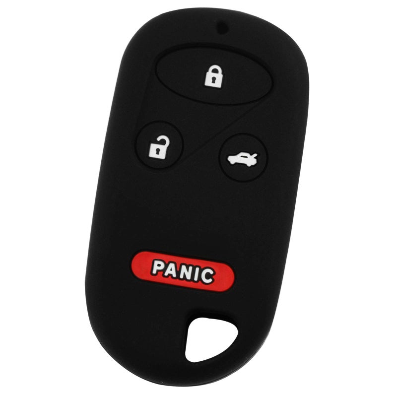 KeylessOption KeyGuardz Keyless Entry Remote Car Key Fob Outer Shell Cover Soft Rubber Case for Honda Civic Accord Pilot CR-V Acura TL TSX CL - Image 4