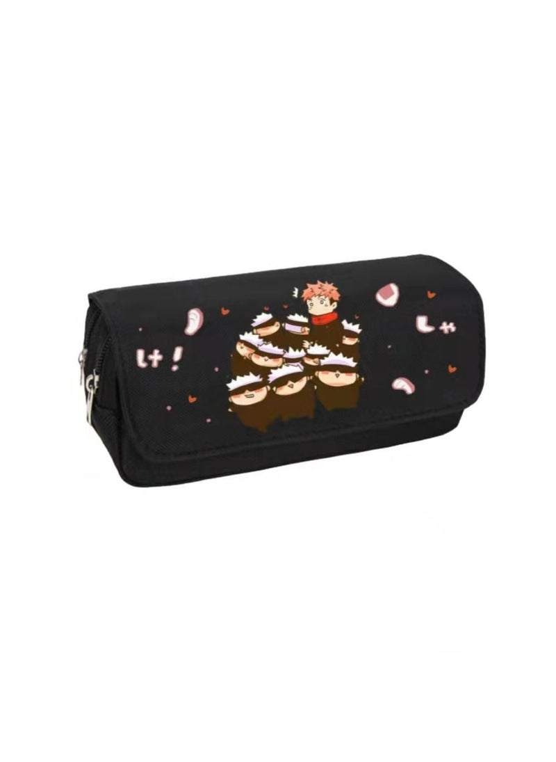 JUNYOUK - Jujutsu kaisen anime characters Pencil Bag Boys School Bags Kids Pencil Box Case Children Stationary Bags - Image 1