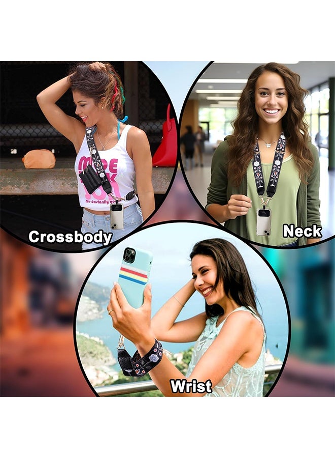 Lemon Clip and Go Strap for Phone with Wallet Crossbody, Phone Strap with Zippered Wallet, Adjustable Anti Theft Cellphone Lanyard for Women, Cellphone Chain Accessories - Image 2