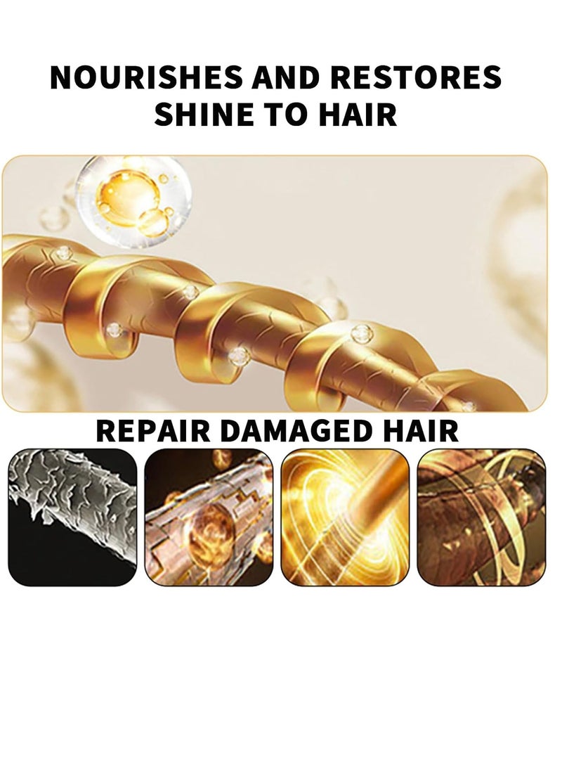 Batana Oil for Hair Growth, Natural Organic Hair Conditioner, Repairs Damaged Hair, Leaves Hair Smoother, Natural Hair Growth Oil, Helps with Frizz, for All Hair Types