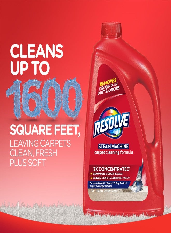 Resolve Steam Carpet Cleaner Solution Shampoo, 60 fl oz, 2X Concentrate, Safe for Bissell, Hoover & Rug Doctor, Carpet Cleaner, Carpet Cleaner Solution - Image 4