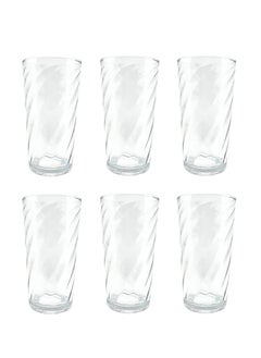ماكسيم طقم كاسات ماء زجاج اندونيسي 6 حبة  - Image 2