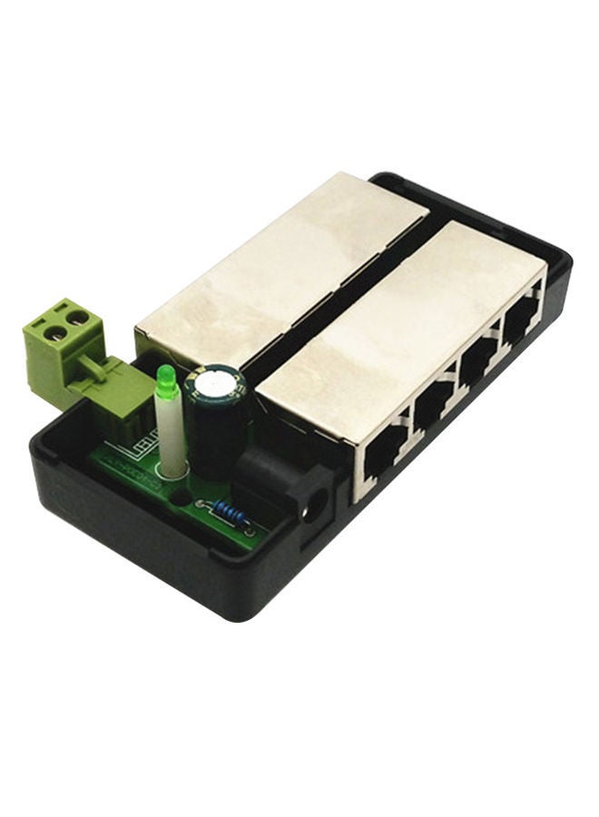 NIBEMINENT CCTV 4CH PoE Injector Box Black 0.115kg - Image 2