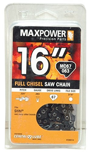 Maxpower Maxpower 16" Chainsaw Chain Loop for Stihl (Mc67/063)  - Image 2