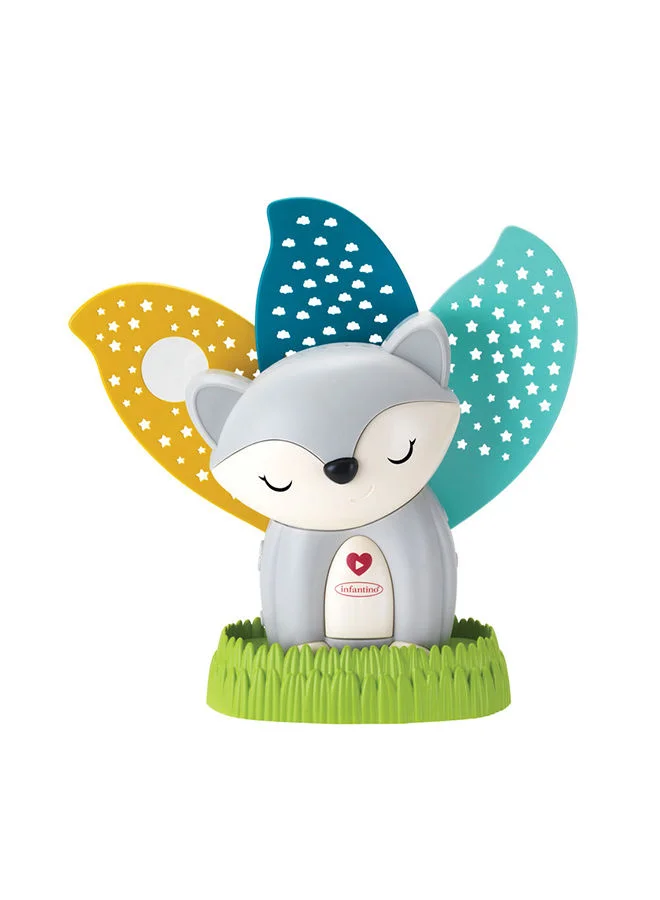 infantino 3-In-1 Musical Soother And Night Light Projector - Grey
