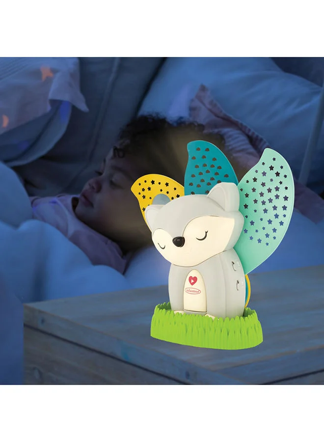 infantino 3-In-1 Musical Soother And Night Light Projector - Grey