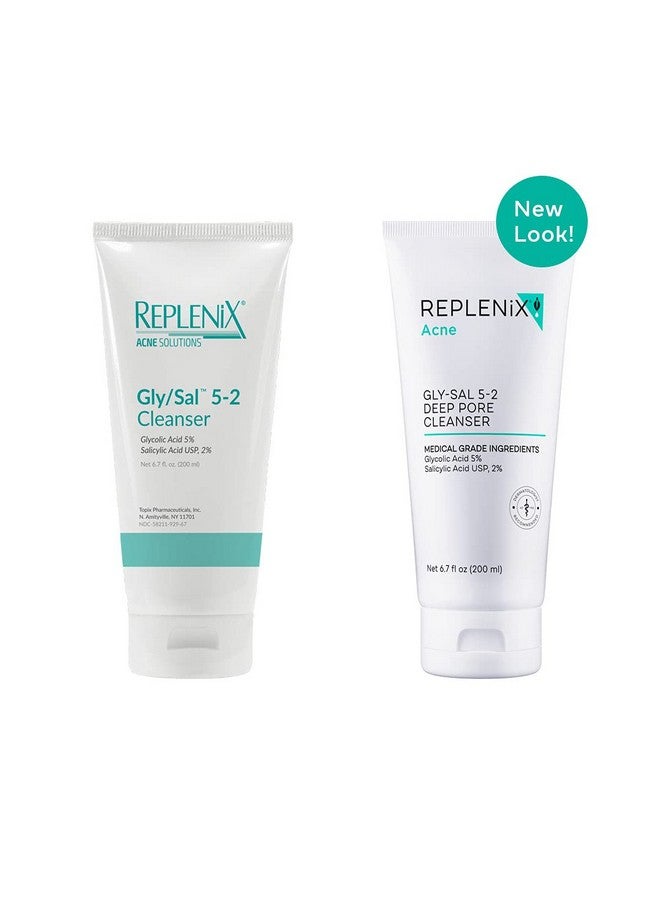 Replenix Gly-Sal 5-2 Deep Pore Facial Cleanser, Medical-Grade 5% Glycolic & 2% Salicylic Acid Oil-Free Face Wash for Acne-Prone Skin (6.7 fl. oz) - Image 3