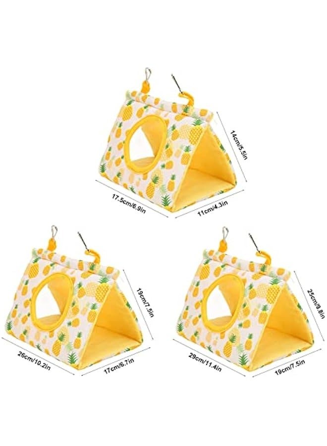 Parrot Hammock, Birds Hammock Hut Bird Bed House Tent Budgie Shed Hanging Snuggle Cave Nest for Quaker Lovebirds Cockatiels - Image 3