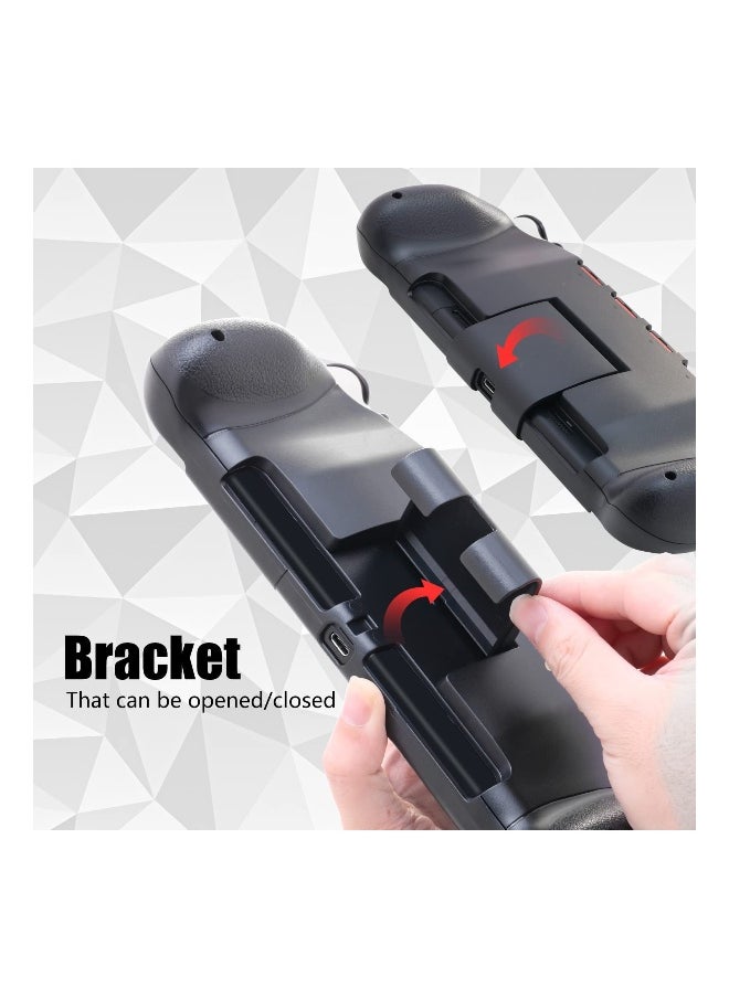 Fit for Switch OLED Grip, MAKINGTEC for Switch OLED Accessories Grip with Game Storage and Kickstand, Hand Grip Compatible with for Nintendo Switch and for Switch OLED