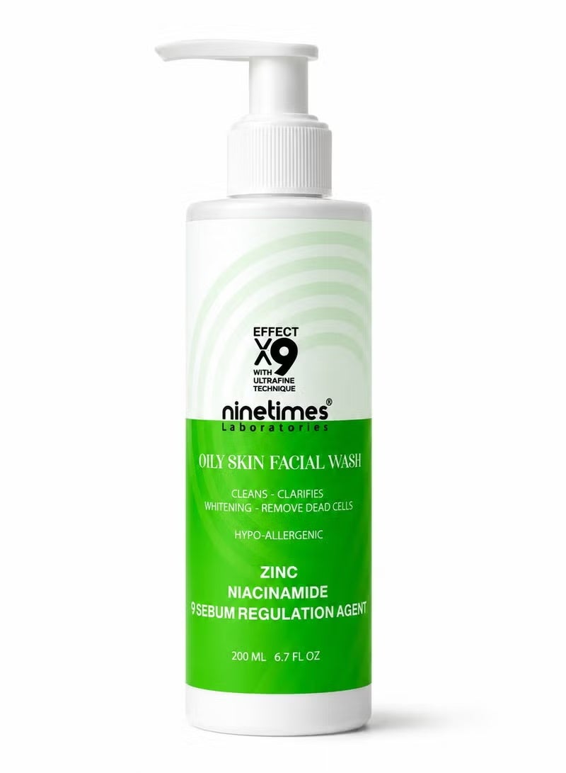 Niacinamide facial wash Cleanser For Oily Skin 200ml