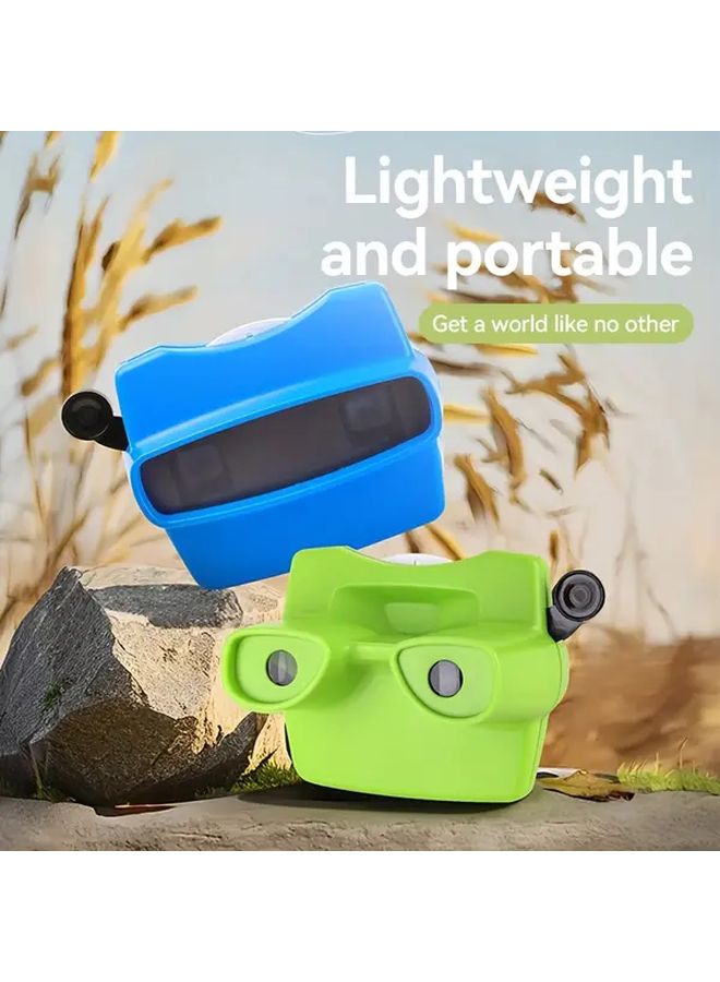 Green 3D Movie Viewer Portable Stereoscopic Toy Interactive Educational Science Gift - Image 3