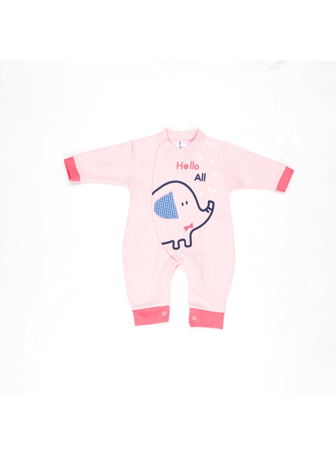 Papillon Baby Unisex Interlock Hello All Printed Bodysuit