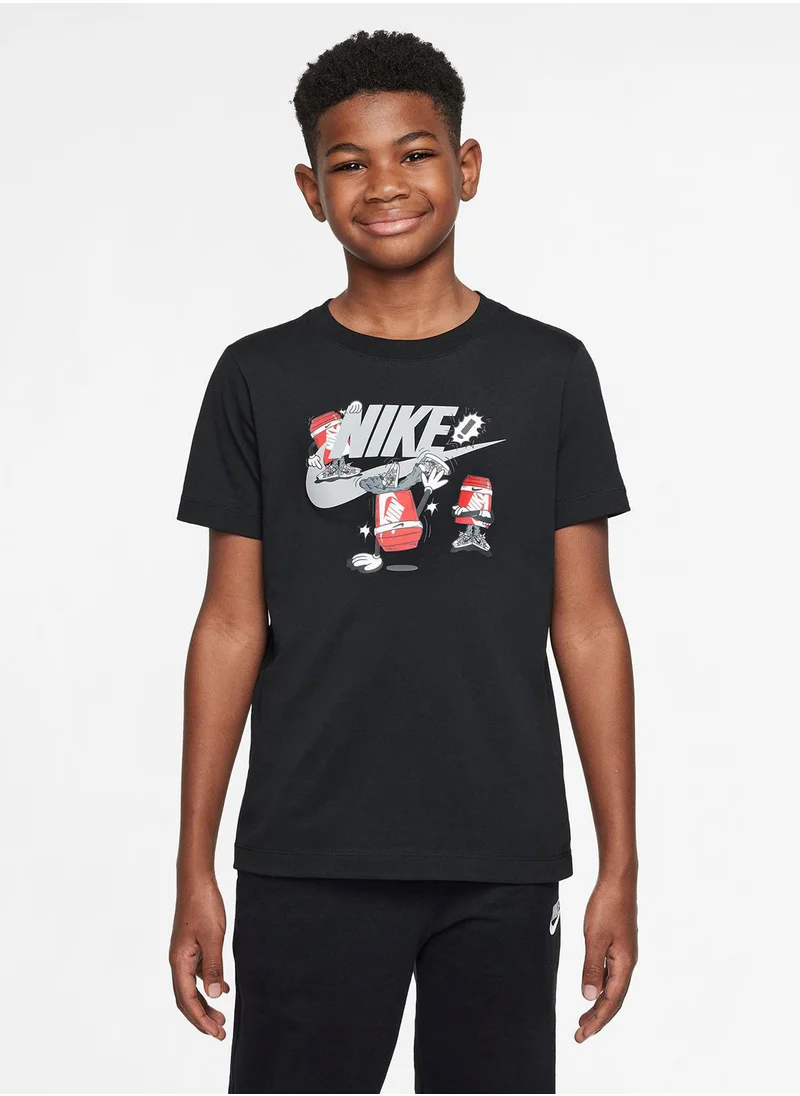 Nike Nsw Boxy Break Dance Graphic T-Shirt
