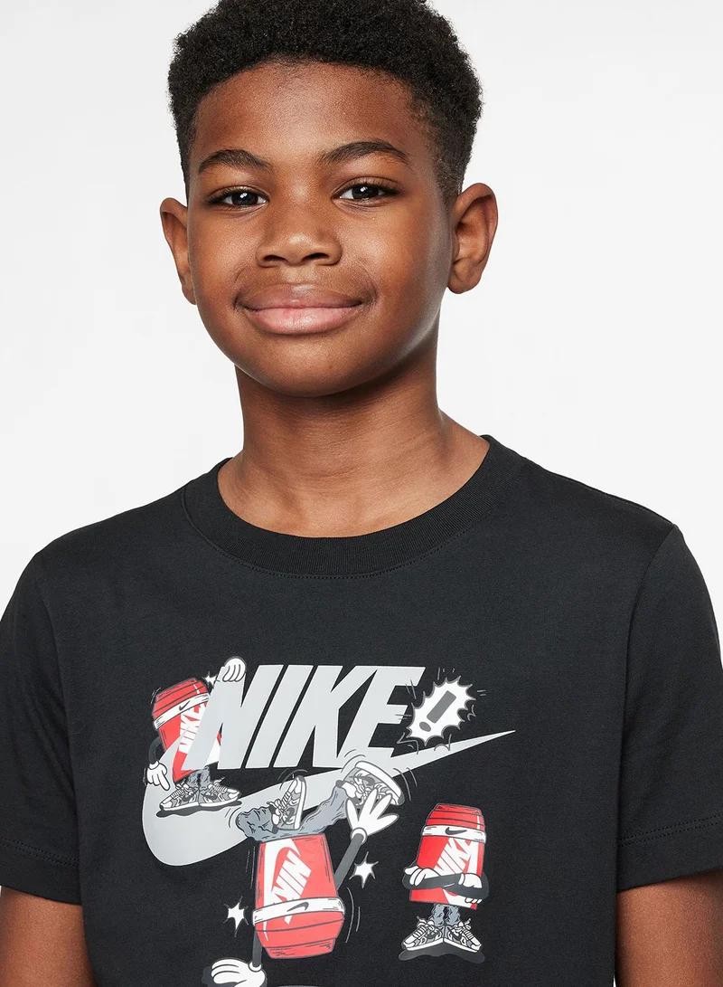 Nike Nsw Boxy Break Dance Graphic T-Shirt