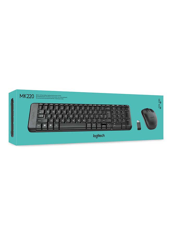 Logitech MK220 Space-Saving Wireless Keyboard and Mouse Combo Black - Image 5