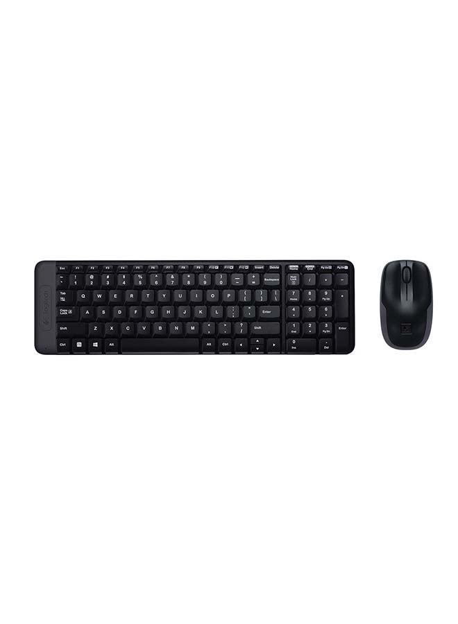 Logitech MK220 Space-Saving Wireless Keyboard and Mouse Combo Black - Image 1