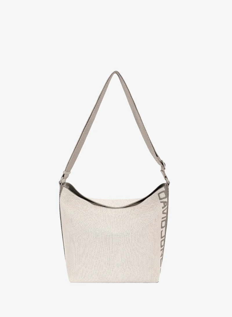 David Jones David Jones hobo textile bag- The new loos style casual design shoulder bag- Everyday comfortable casual style hobo bohemian style shoulder purse in model cm7639
