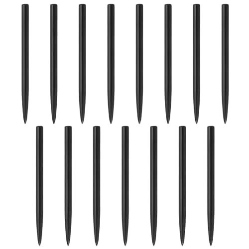 Micro Traders 15pcs Dart Tips 38mm Dart Spare 2.3mm Points Nickel-Plated Iron Replacement Smooth Tips for Glide Spare Dart Points(38x2.3mm) - Image 1