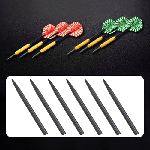 Micro Traders 15pcs Dart Tips 38mm Dart Spare 2.3mm Points Nickel-Plated Iron Replacement Smooth Tips for Glide Spare Dart Points(38x2.3mm) - Image 2