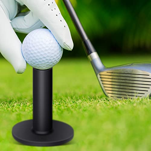 Sosation 23 Pieces Rubber Golf Tees Set Tees Holders for Driving Range Mats Value Rubber Ball Seat for Golf Hitting Mats and Indoor Outdoor Training Mixed Size 1.5 2.3 2.7 3.1 3.5 Inch(Black) - Image 5