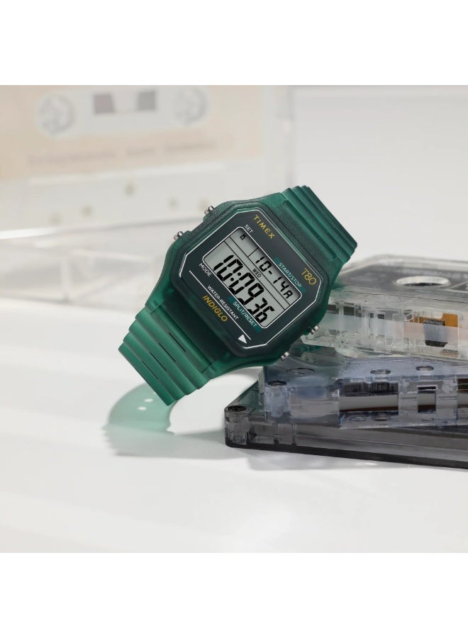 TIMEX Unisex's Green Resin, Green Resin | TW2Y34100 - Image 2