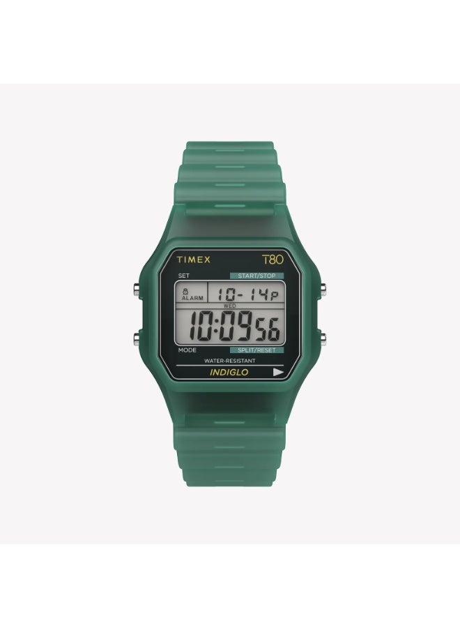 TIMEX Unisex's Green Resin, Green Resin | TW2Y34100 - Image 1