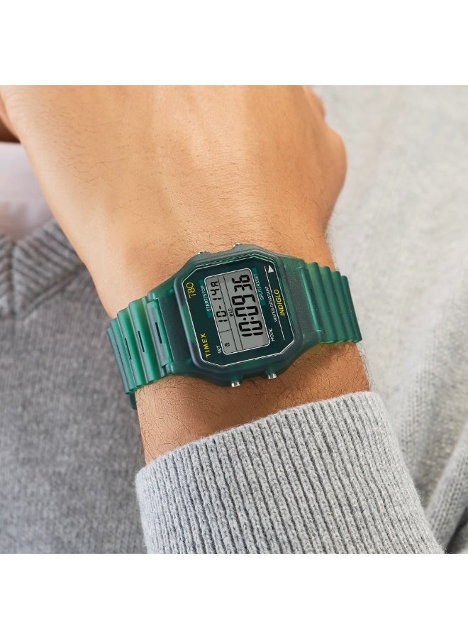 TIMEX Unisex's Green Resin, Green Resin | TW2Y34100 - Image 3